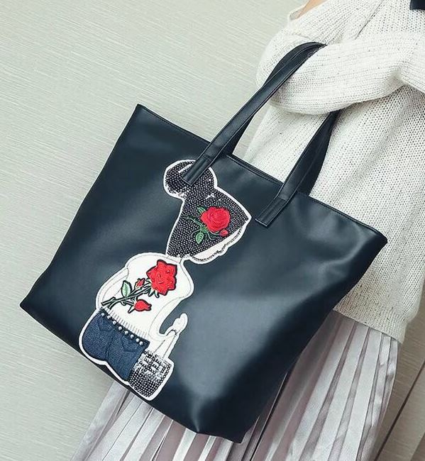 Geanta dama neagra Soryne3